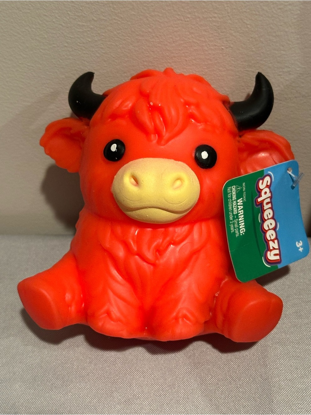 Large Hyland Cow - Target Red - Squishy by Sunny Days NWT
